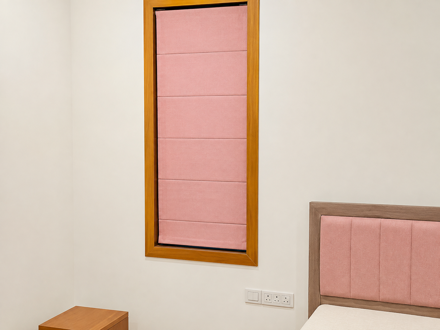 Roman blind project installation