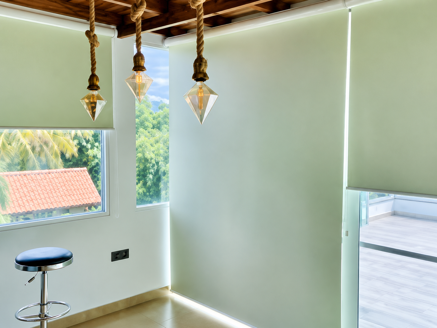 Window blind installation
